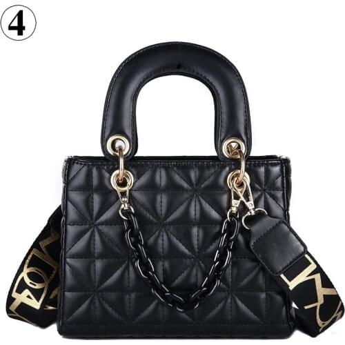 Luxury Design Tote Bags For Women 2021 New Fashion Handbags Ladies Shoulder Bags Trending Lingge Chain Crossbody Bag And Purse