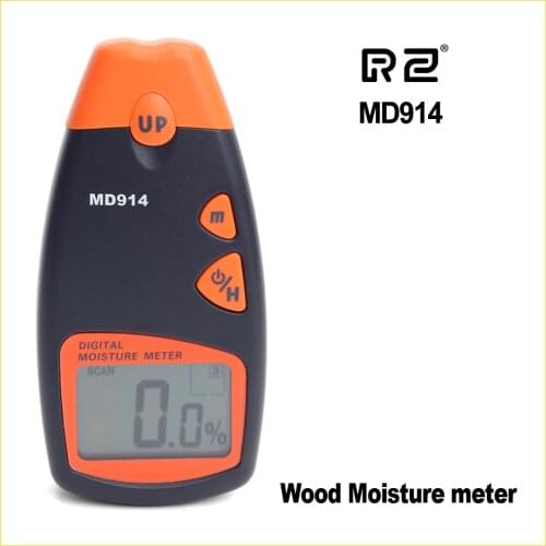 RZ Digital Portable wood moisture meter moisture Timber Damp Detector wood measurement Auto calibrate MD914