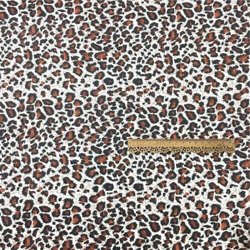 Leopard Print 100% Cotton Baby&child Fabric,DIY Bedding Textile Fabric,Sewing Quilting Fat Quarters Material