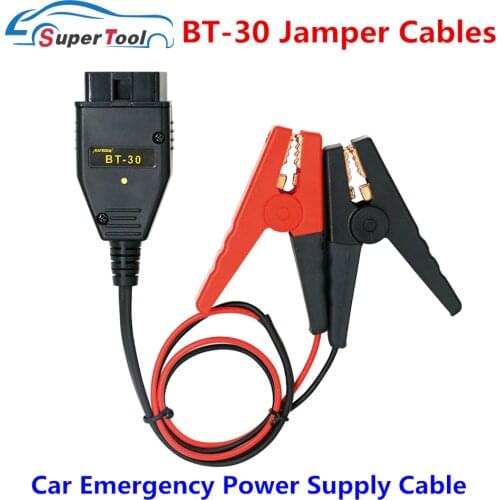 Universal BT-30 OBD2 Auto Battery Replacement Tool Car Auto Emergency Power Supply Cable ECU Memory Saver Power Jumper Cables