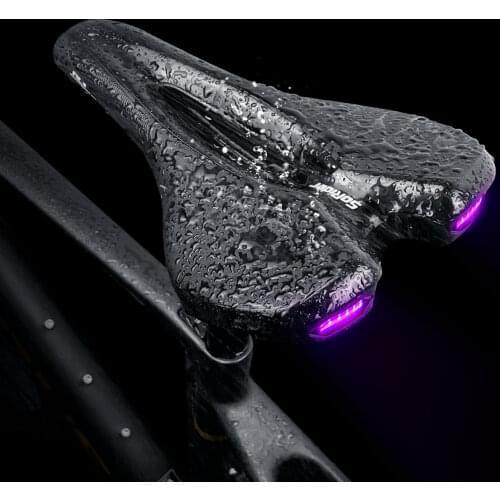 Bicycle Seat With Bicycle Smart Automatic Brake Sensor Light Waterproof LED Rechargeable Riding Tail Light, Bicycle Tail Light
