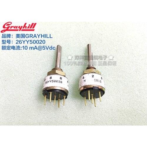 [VK] American ORIGINAL delta code switch 26YY50020 mechanical rotary encoder 10 gears 10ma 5V dc