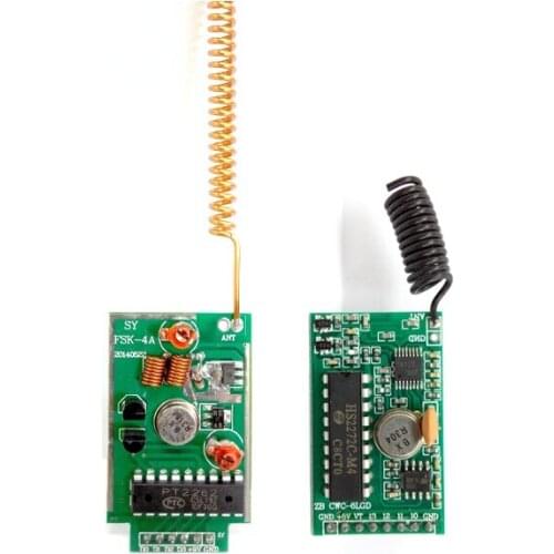 High-power PT2262 Wireless Transceiver Module/superheterodyne L4/M4 Receiving Board with Long-distance Transmitter Module