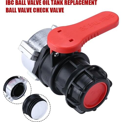 IBC Ball Valve Tank Replacement Stopcock Garden Pipe Adapter Valve S75x6 (75mm) S60x6 (60mm) DN50