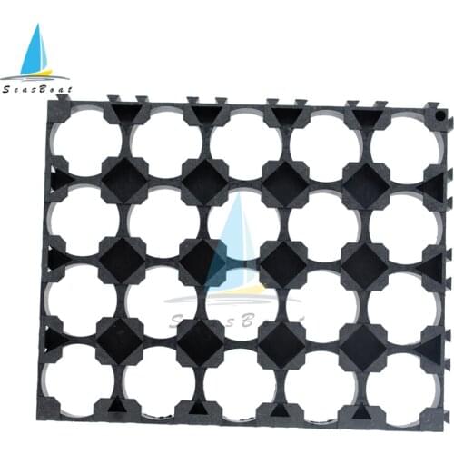 2PCS 4x5 Cell 18650 Lithium Cell Cylindrical Battery Case Holder Batteries Pack Plastic Holder Bracket For Diy Battery Pack