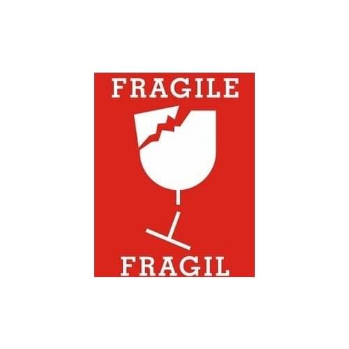 2000pcs/lot 6x8cm FRAGILE FRAGIL,Self-adhesive Shipping Label Sticker, Item No.SS18
