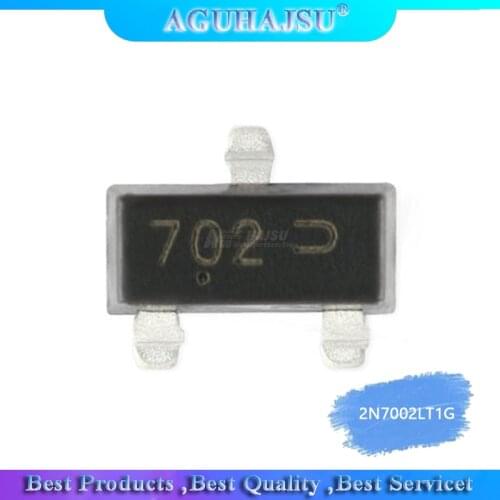 50PCS 2N7002LT1G SOT23 2N7002 SOT SMD 702 Small Signal MOSFET 60 V, 115 mA, N-Channel new and original
