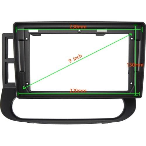 9 INCH Car Audio Frame GPS Navigation Fascia Panel Car dvd Plastic Frame Fascia is suitable for JINBEI HAISE 2008-2018