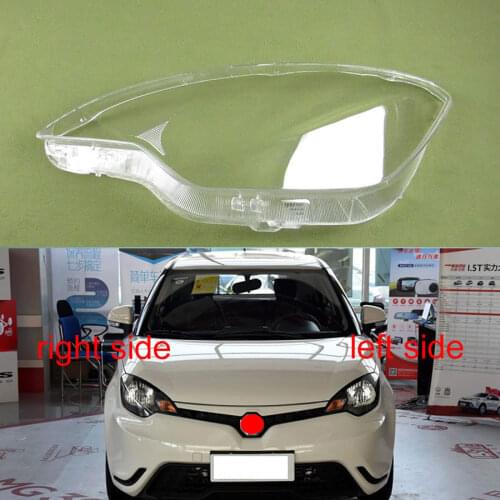 For MG 3 MG3 2011 2012 2013 2014 2015 2016 Headlamp Shade Transparent Lamp Shade Glass Front Headlight Cover Lens lampshade