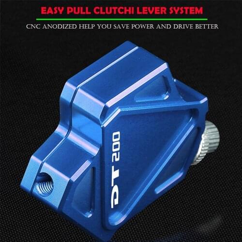 For YAMAHA DT200 DT 200 1988 1989 1990 1991 1992 1993 1994 Motorcycle CNC Aluminum Stunt Clutch Lever Easy Pull Cable System DT