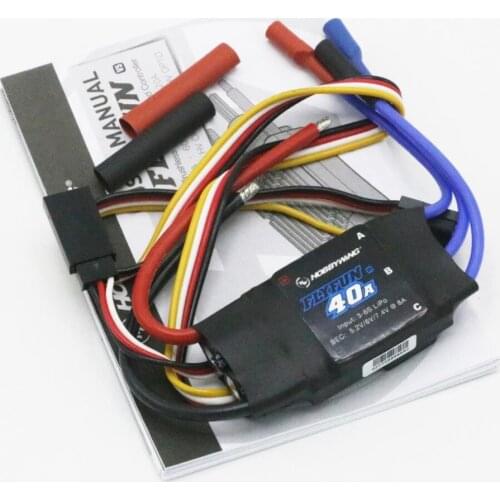 Hobbywing FlyFun V5 30A 40A 60A 80A 100A Brushless Speed Controller ESC w/2-6S Lipo SBEC for helicopter and RC Multicopter