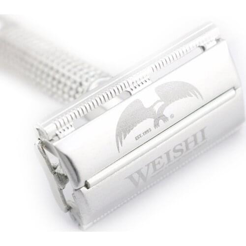 WEISHI Double Edge Safety Razor Aluminum alloy electrified with metal 2003-M Simple packing 1 PCS/LOT NEW