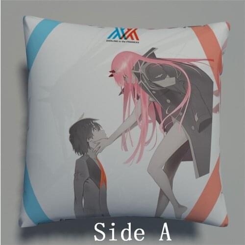 Darling in the Franxx Anime Manga Two Sides Pillow Cushion Case Cover Cosplay Gift New 701