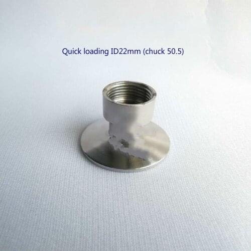 Pipe reducer fittings stainless steel fittings Quick loading OD22mm Chuck 50.5 equipment faucet adapter Connector fitting