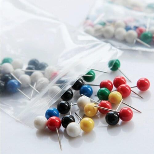 HLJFISHING 100pcs/lot Multi Color Fishing Pin 15x4mm Fasten Fishing Line Winder Reel Spool Fishing Tackle