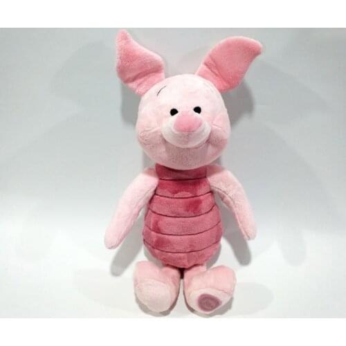 45cm Pink Piglet Stuffed Animal Disney Winnie The Pooh Bear Soft Toys Cute Birthday Gift For Girls Pig Plushies Doll Baby Toy