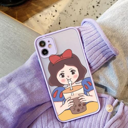 Case Cover Hull For iphone 6 6s 7 8 12 mini Plus X XR XS 11 PRO Max Color painting cell cover pretty