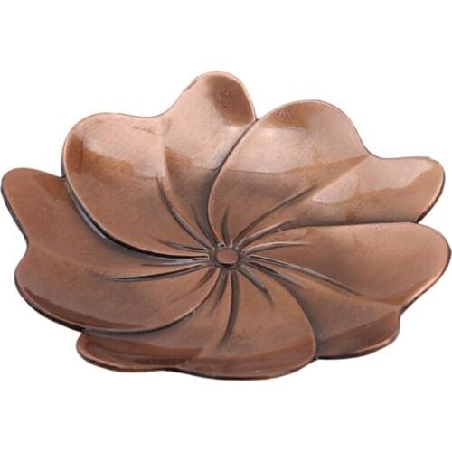 Creative Teacup Tray Blossom Lotus Outlook Teacup Mat Coffee Cup Stand Vintage Style Chinese Teaware