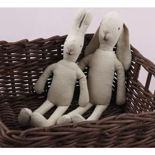 N84E 10inch Stuffed Toy Mini Bunny Soft Plush Toy Home Decoration Emotion Comfort for Baby Girls Office Ornament Car Decor