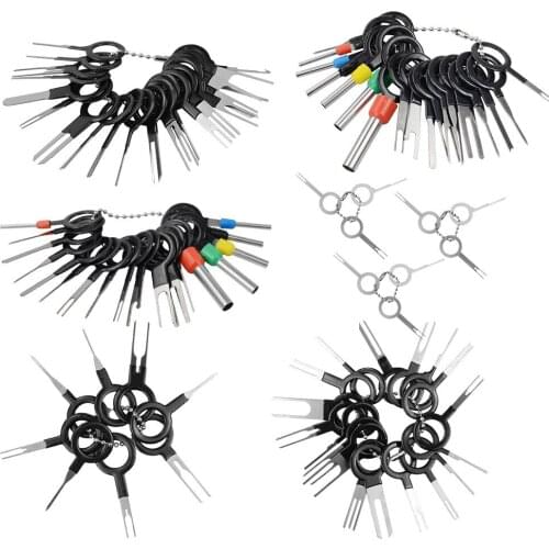 91Pcs Car Terminal Removal Kit Wiring Crimp Connector Pin Extractor Puller Terminal Repair Professional Tools Kit