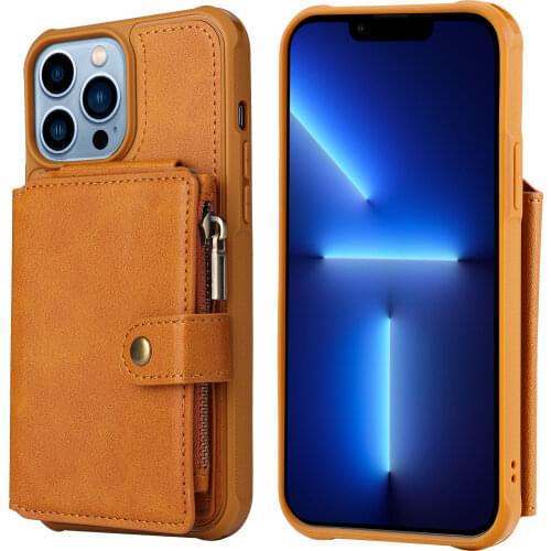 Haissky Solid PU Leather Case For iPhone X Xs 8 7 Card Holder Zipper Wallet Case for iPhone 6 7 8 Plus Flip Cover Coque Capa