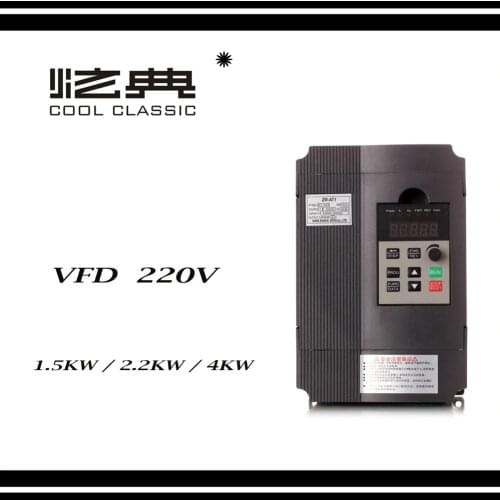 Frequency Converter 50hz 60hz XSY-AT1 3P 220V Output CNC Spindle motor speed Control VFD Converter