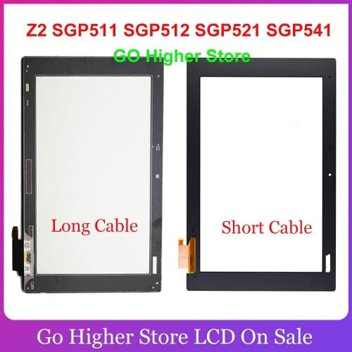 For Sony Xperia Tablet Z2 SGP511 SGP512 SGP521 SGP541 Touch Screen Glass Sensor Panel Replacement Parts
