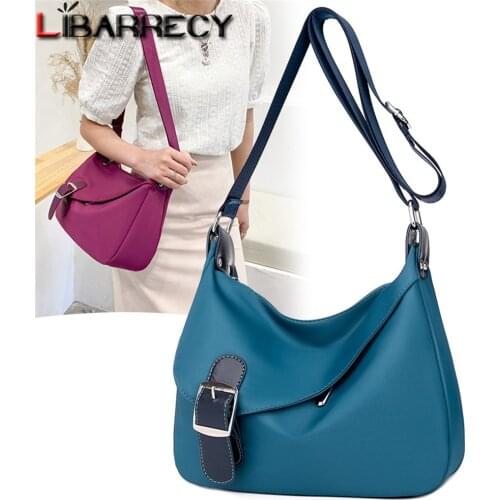 Oxford Cloth Style Ladies Shoulder Bag Girl Light Travel Crossbody Solid Color Designer Womens Student School Bag Bolso Mujer