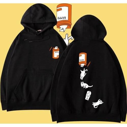 2020 Spring Autumn Mens Hoodies Fashion Japan Style Streetwear Funny Print Sweatshirt Male Casual Men Clothing Hoodie Men M-5XL