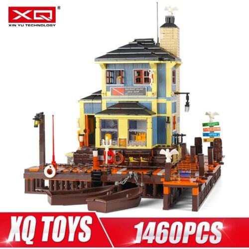 HB 12001 Street Building Toys The Dive Shop Model 16050 Building Blocks Bricks Assembly Kits Toys As Kids Christmas Gifts