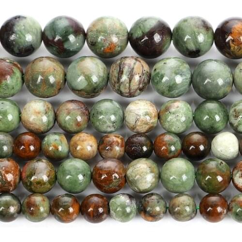 Green Opal Natural Stone Charm Round Loose Beads For Jewelry Making DIY Bracelets Necklace Earrings Accessories 6/8/10MM