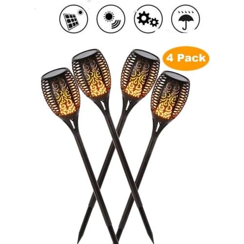 1/8 pcs Led Solar Torch Lights Outdoor Dancing Flickering Flame Solar Tiki Light Waterproof For Garden Decoration Patio Path Sol