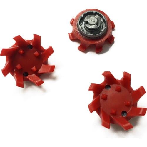 14PCS Golf Shoes Soft Spikes Pins Turn Fast Twist Shoe Spikes Replacement Set Golf Training Aids Red