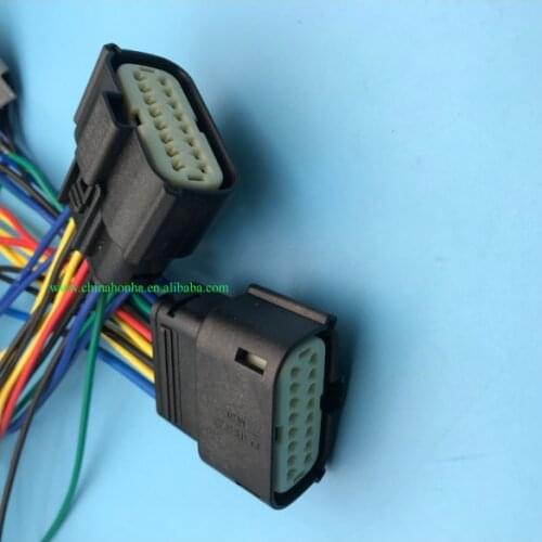 Free shipping 1pcs for Molex auto 16pin electric housing plug 33472-1601 wiring harness cable connector 33472-1740