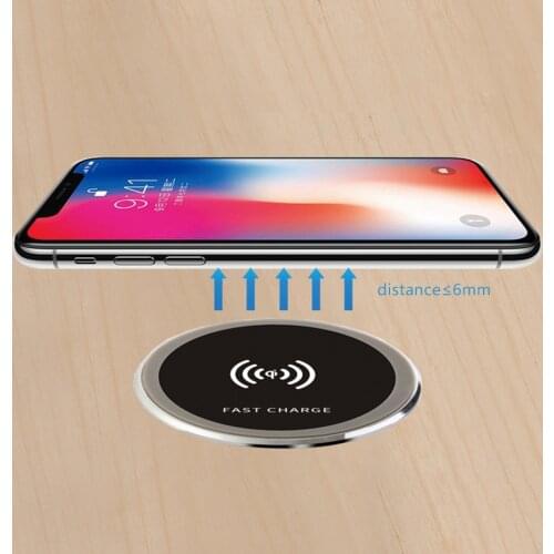 15W 10W 5W Qi Wireless Charger For iPhone Charging Plate Portable Power Charger Pad Mini Charger Mat Mobile Power Transmitter