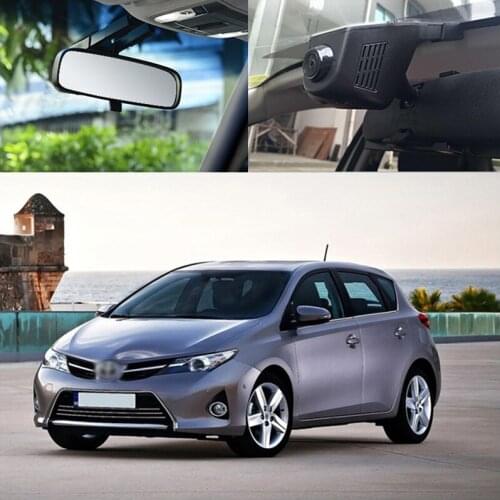 BigBigRoad APP Control Wifi Car DVR For TOYOTA Auris Car Video Recorder Dash Cam Hidden Installation Novatek 96658