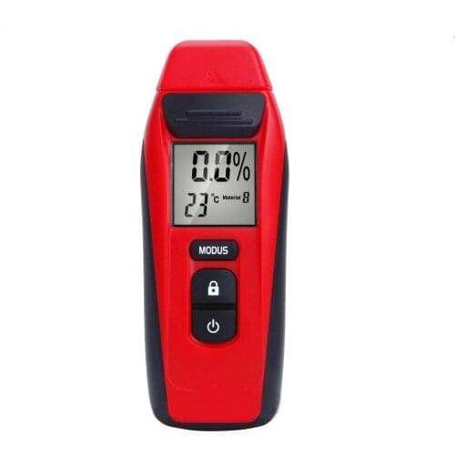 G110 0-80% Moisture Meter Two Pins LCD Digital Wood Humidity Measuring Tool Wall Hygrometer Timber Damp Detector Tester