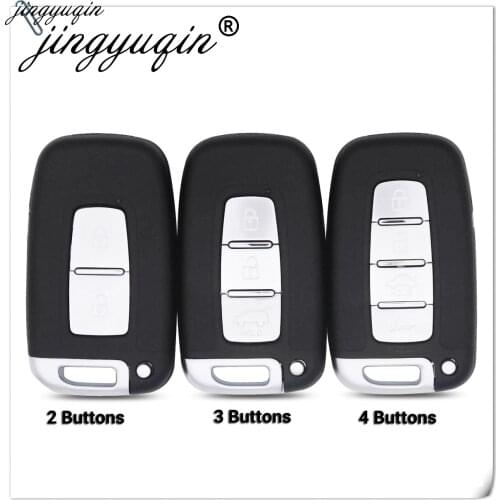 Jinyuqin 2/3/4 Buttons Car Remote Key Case Shell for KIA Soul Sportage Sorento K2 K5 Rio Optima Forte Cerato TOY40 HY15 R