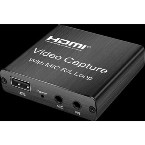 Kebidumei HD 1080P 4K Video Capture Card for Live Streaming To USB 2.0 Video Capture Board Game Record Broadcast