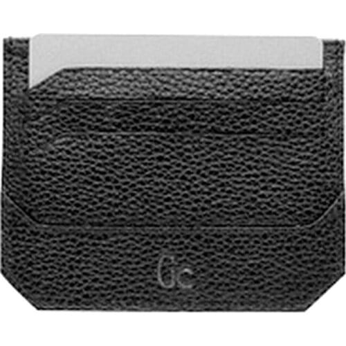 Mens Card Holder GC Watches Black Leather