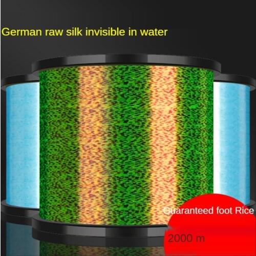 100-2000m Invisible Fishing Line Speckle Carp Fluorocarbon Line Super Strong Spotted Line Sinking Nylon Fly Fishing Line