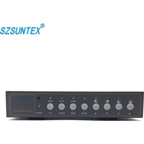 New Arrival 6 Channel CCTV Color Quad Multiplexer ST600 video splitter processor