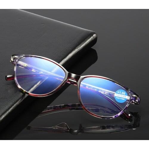 Anti-blue Light Reading Glasses Women Men Classic Anti Glare Computer Glasses Presbyopic Spectacles +1.0 1.5 2.0 2.5 3.0 3.5 4.0