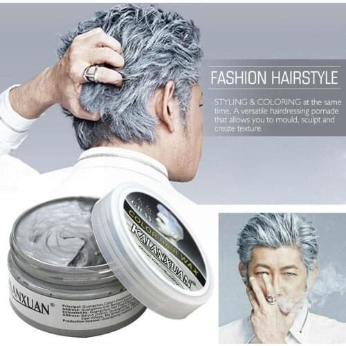 Disposable Hair Dyeing Wax Bright Color Temporary Hair Non-toxic Easy Natural Cream Harm Color Dyeing Doe Tool Hair Dye Not R6D2