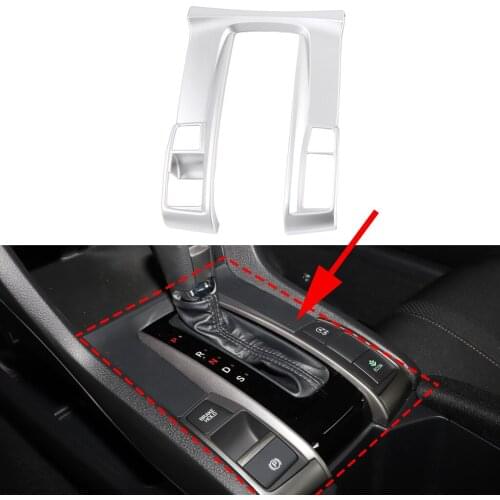 Front Center Console Gear Shift Shifter Panel Cover Trims Accessories Fit For Honda Civic Hatchback 2020 2021 Parts
