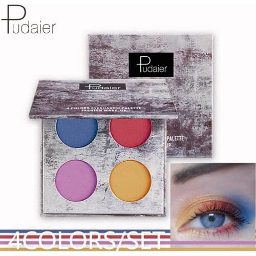 Pudaier 4color/set Eyeshadow Pallete Splash Ink Series Eye Shadow Makeup Portable Full Professional Makeup Pallete Cosmetics