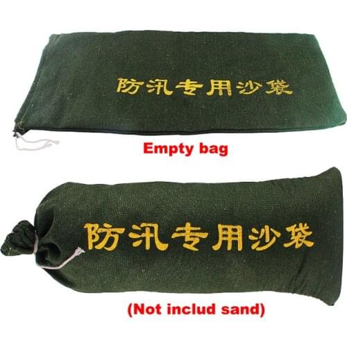 10 Pieces/lot Empty Flood Control Sand Bag Thick Canvas Sandbag For Property Home Drawstring Sandbags