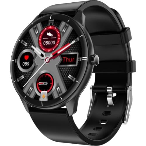 Q21 Smart watch body temperature monitoring flashlight heart rate blood pressure fitness tracker DIY display for Android IOS L15