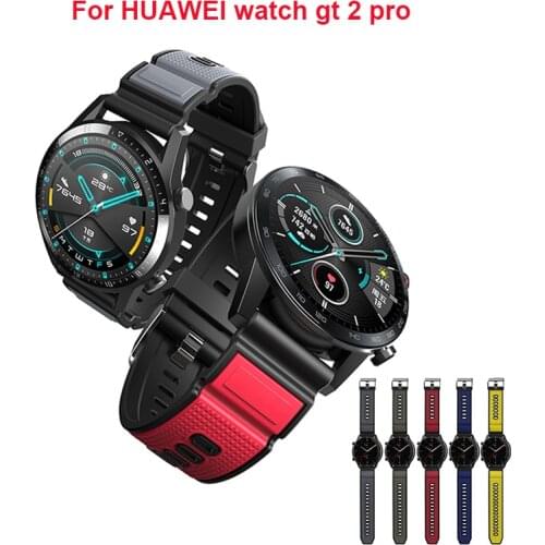 Colorful 22mm Strap For HUAWEI WATCH GT 2 Pro GT2 46MM GT 2E Band Bracelet For Honor GS Pro Smartwatch Watchband SIKAI