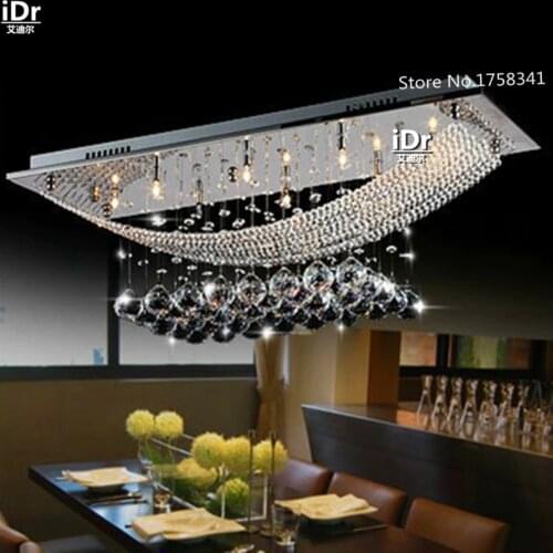 Most Popular Contemporary Bedroom lights Crystal Dining Ceiling Lamp crystal Upscale atmosphere chandelier light